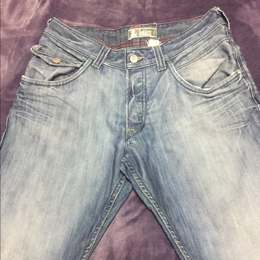 Men’s BRAGG Blue Washed Jeans